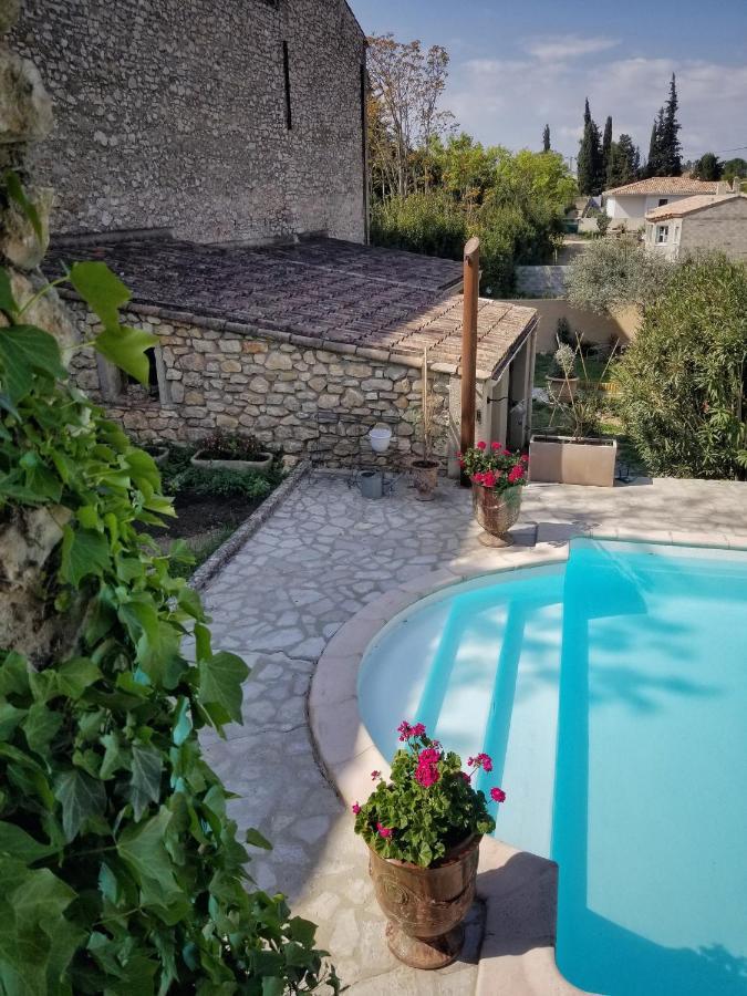 La Dolce Vita - Studio dans propriété avec piscine Montpeyroux  Extérieur photo