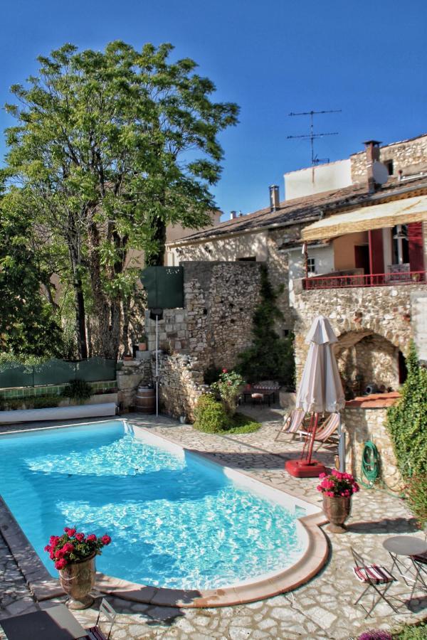 La Dolce Vita - Studio dans propriété avec piscine Montpeyroux  Extérieur photo